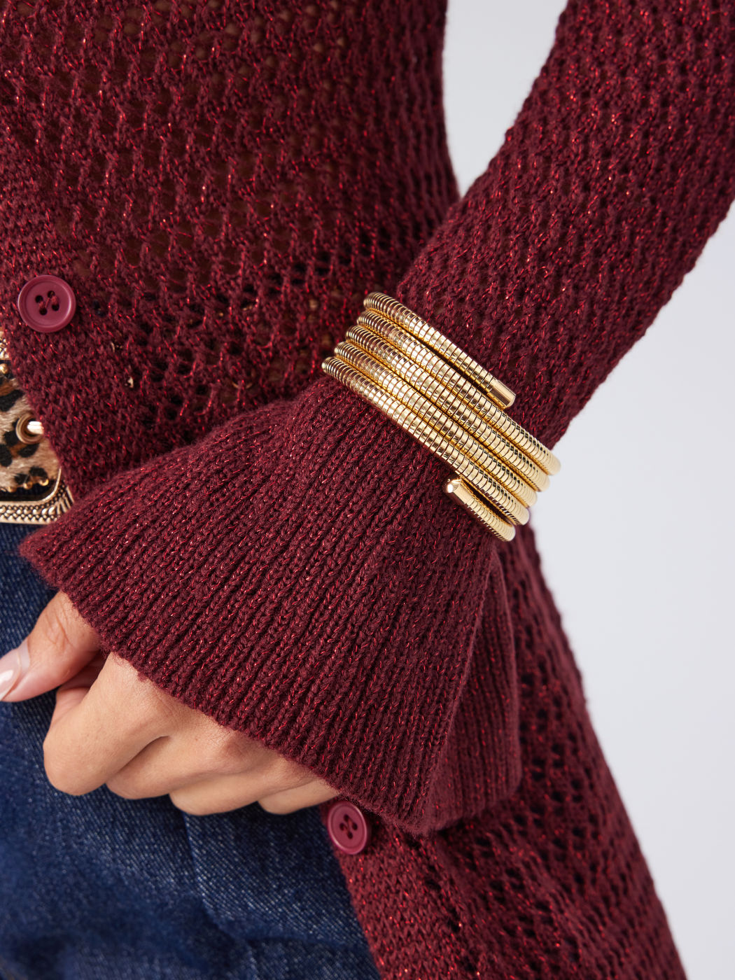 MULTI-LAYERED BANGLE BRACELET