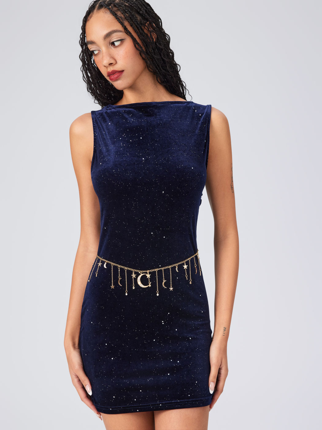 STAR & MOON WAIST CHAIN