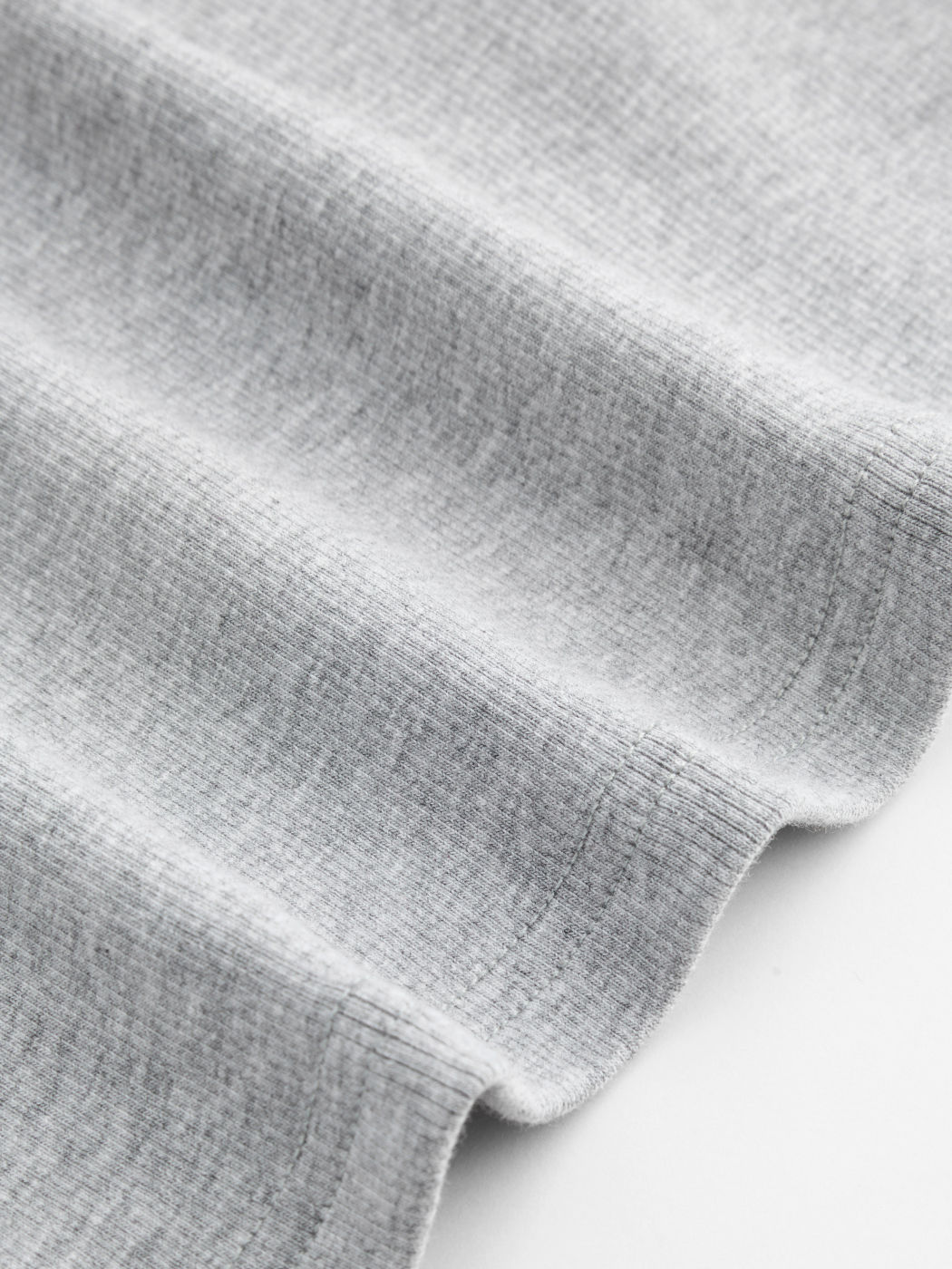 Cotton-blend Half Zip Long Sleeve Top