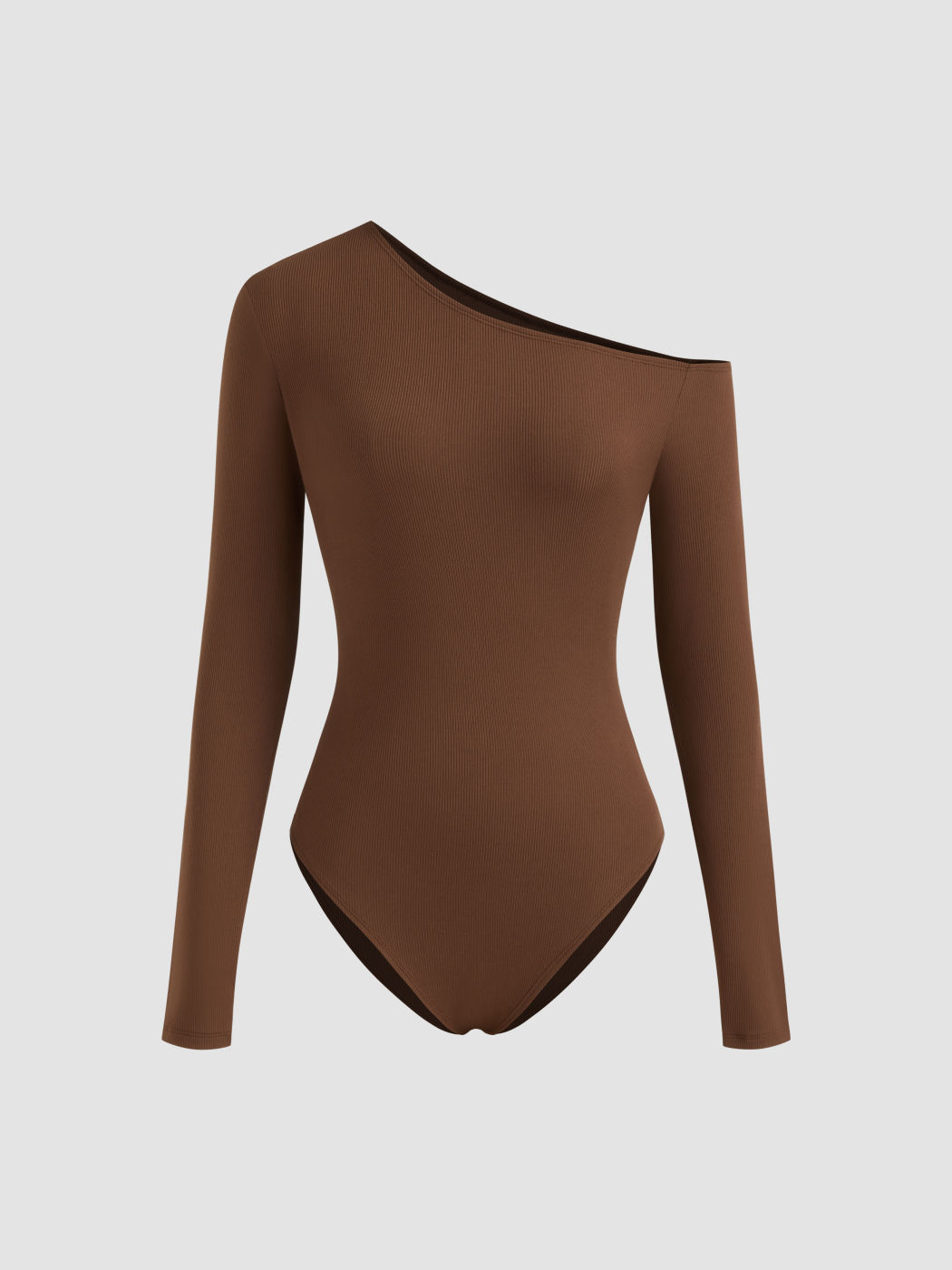 Asymmetrical Neck Bodysuit