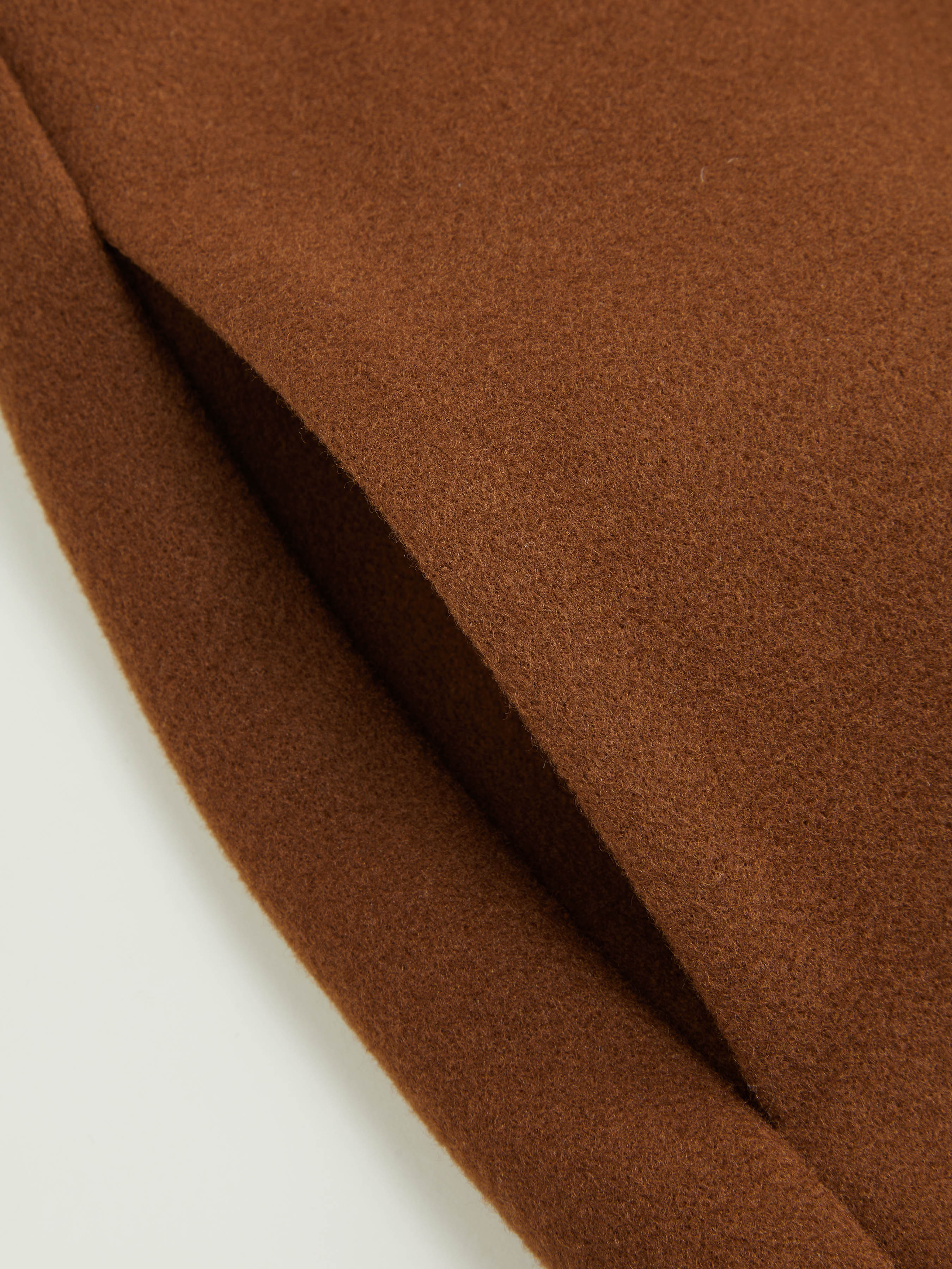 Wollähnliche Mittelhohe Taschen Cropped Gerade Hosen
