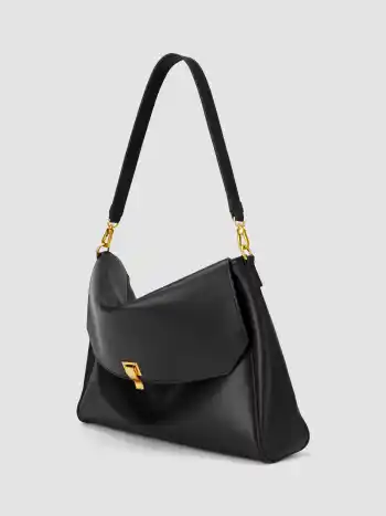 SOFT FAUX LEATHER TOTE BAG