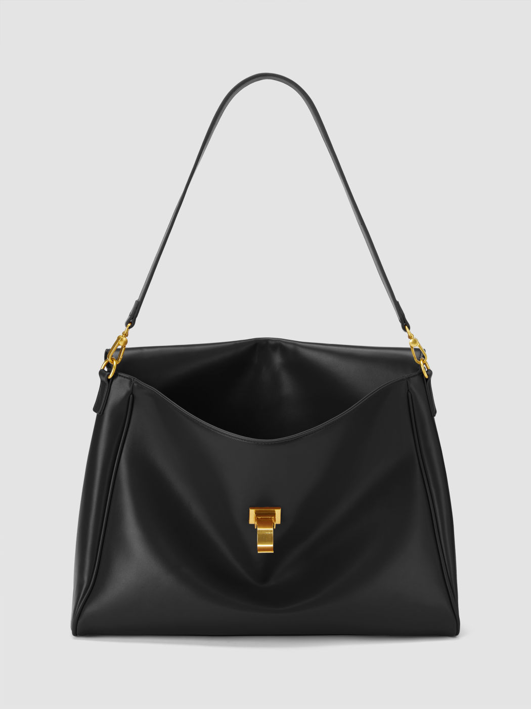 SOFT FAUX LEATHER TOTE BAG