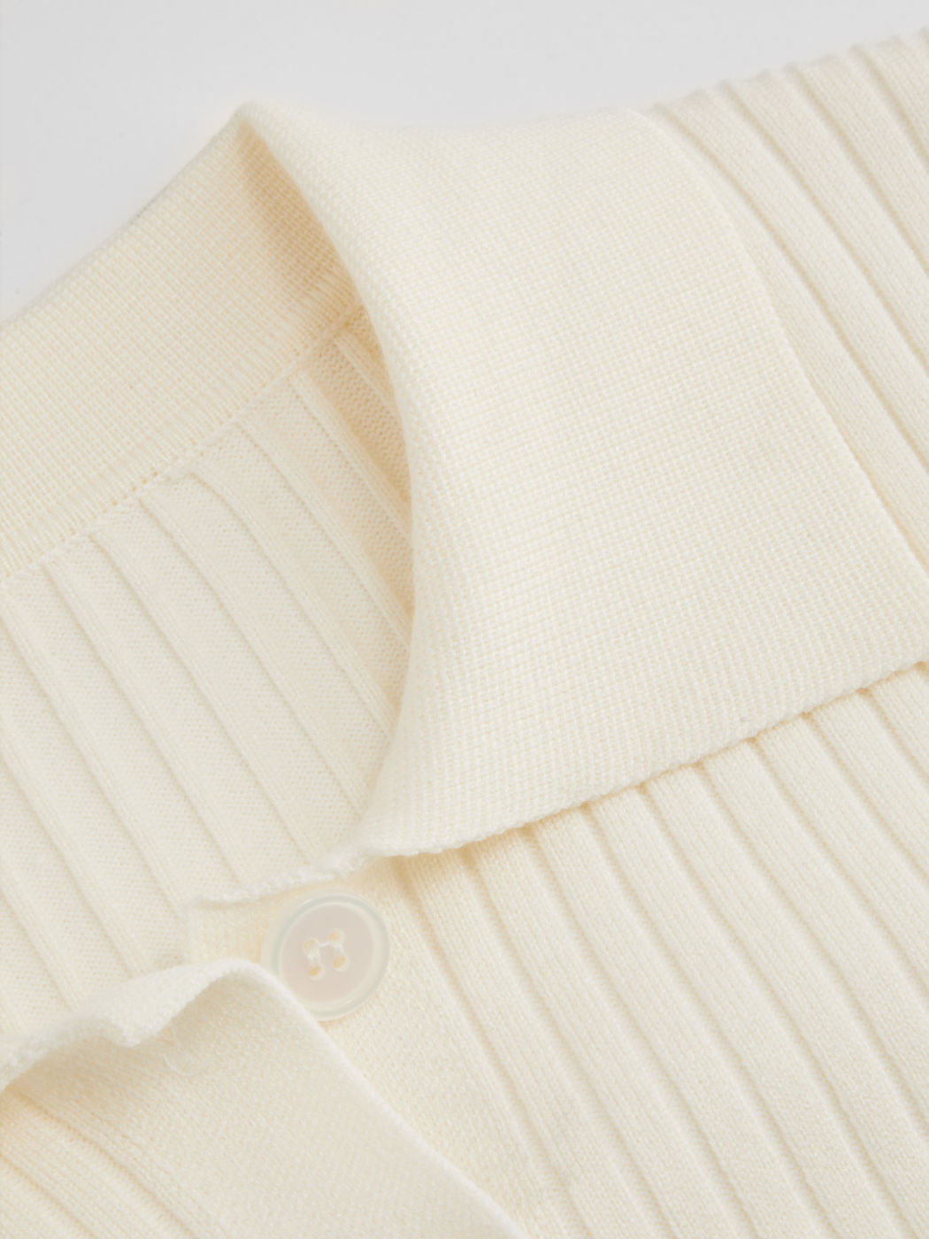Kragen Strickjacke mit Knöpfen