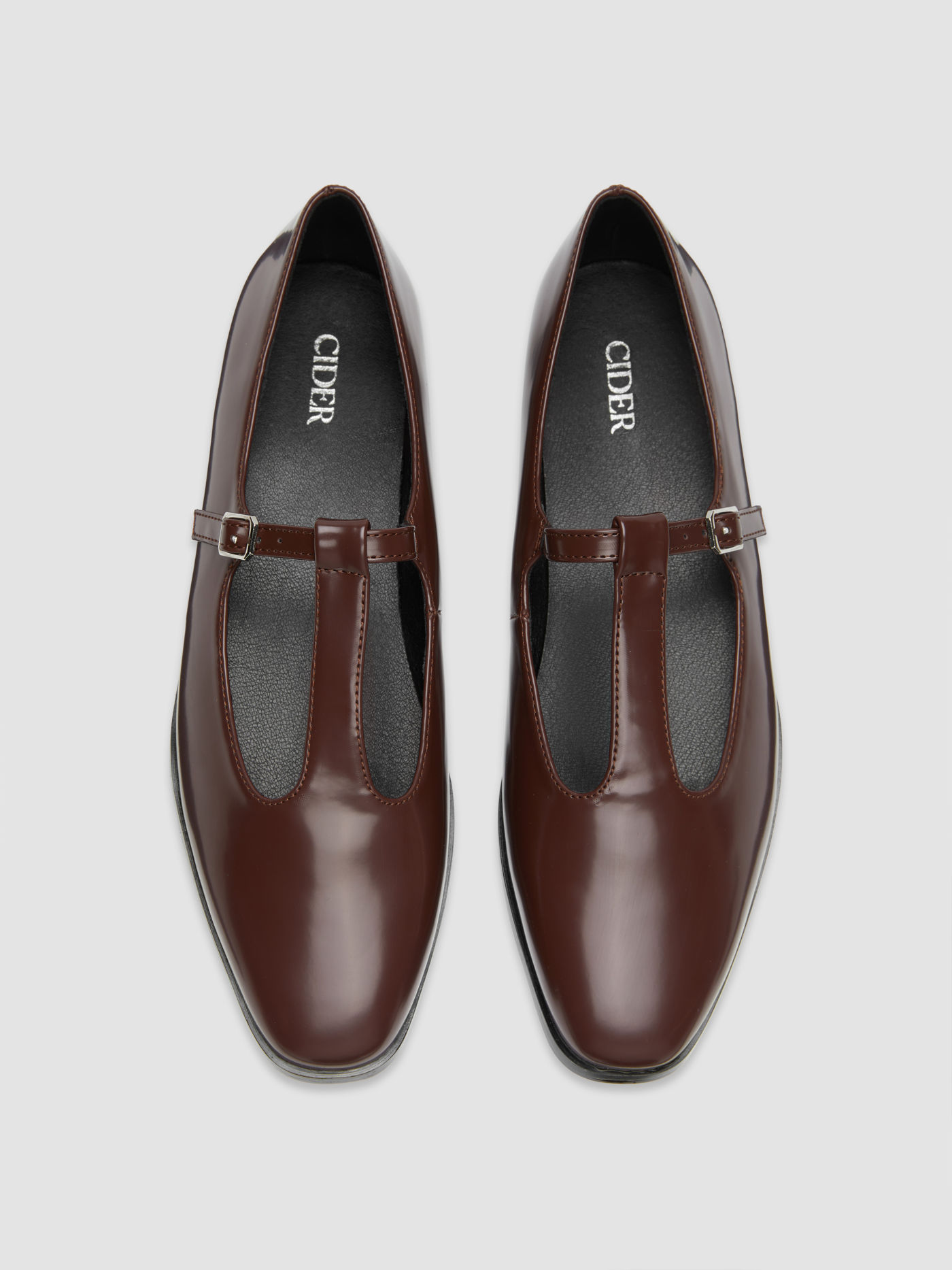 T-BAR POINT TOE MARY JANE SHOES