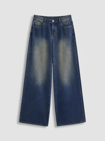 Cider Denim Low Rise Baggy Jeans