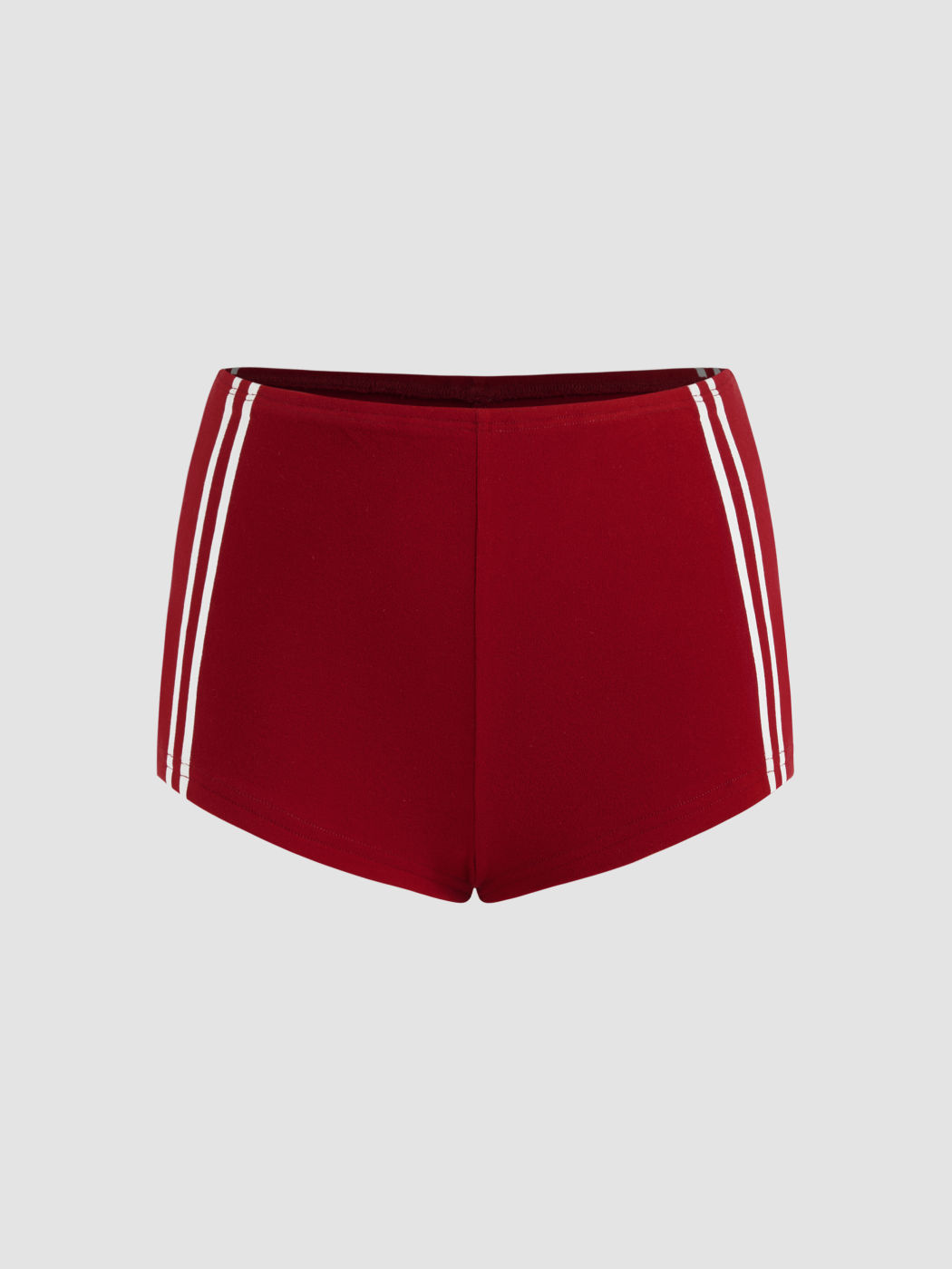 Low Rise Side Striped Micro Shorts