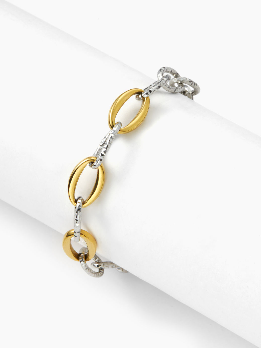 18K GOLD PLATED STAINLESS STEEL CHAIN BRACELET