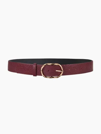 OVAL BUCKLE BELT