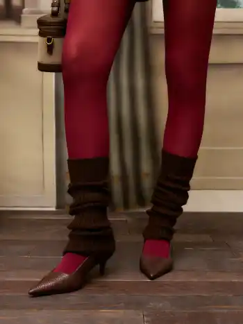 Solid Thin Leg Warmers