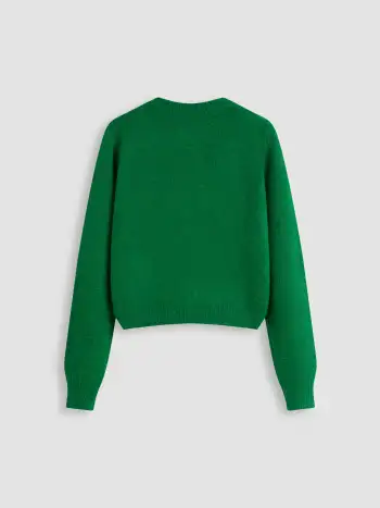 Denim Mid Waist Leopard Wide Leg Pants