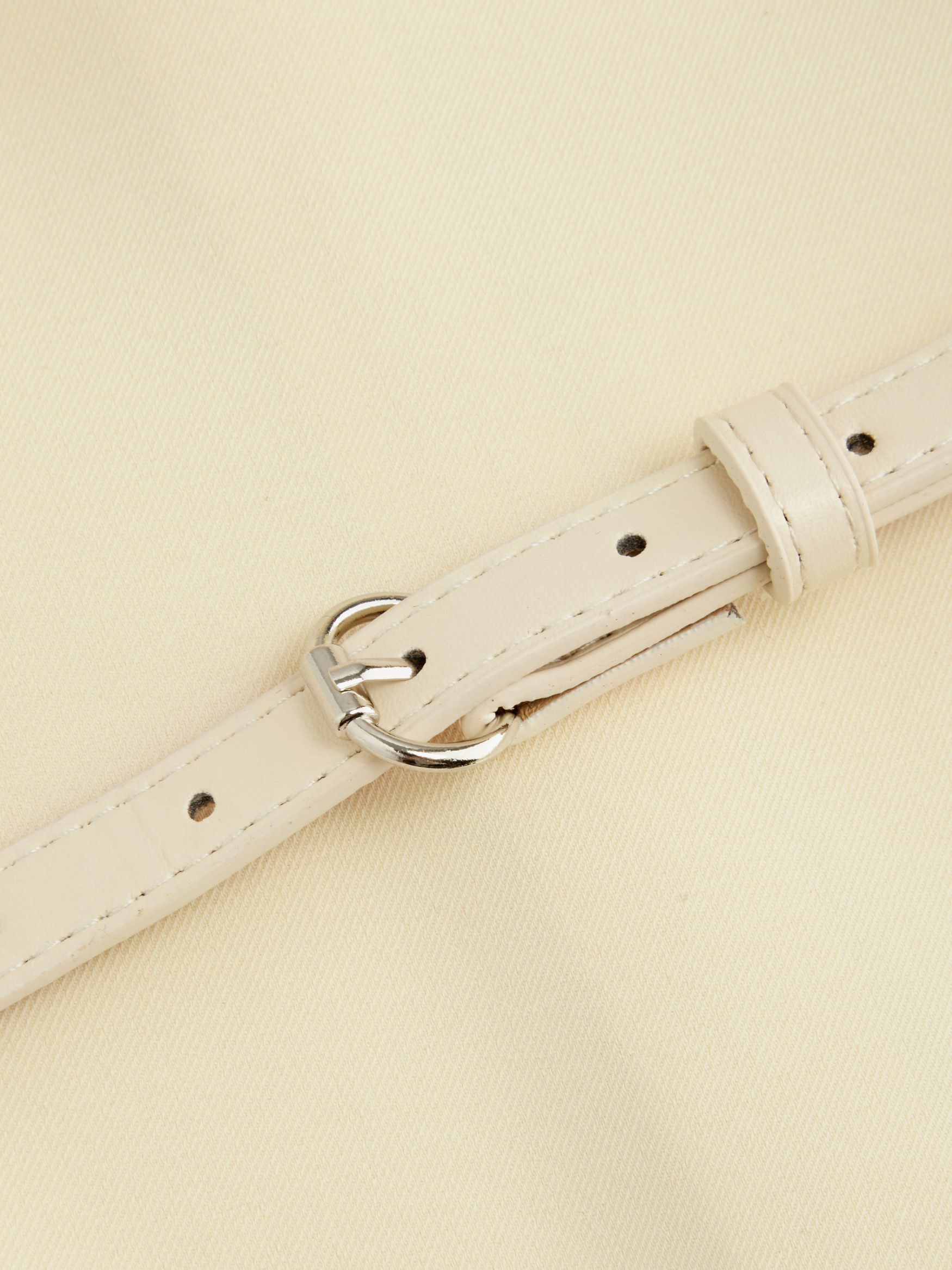 Boat Neck Belted Mini Dress