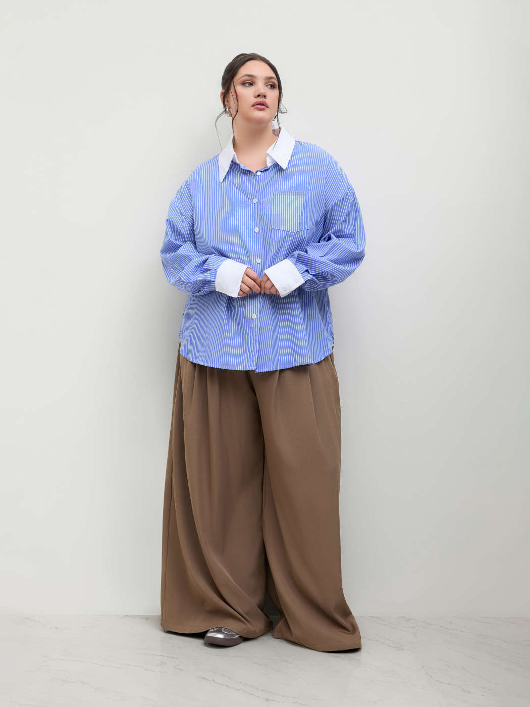 Camisa Rayas Camisa Anudada Zara Blusa Vestido Largo Con Camiseta