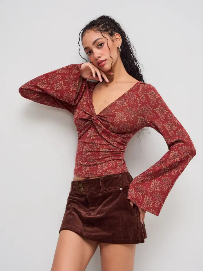 Jersey Boat Neck Ruched Ruffle Hem Layered Micro Romper For Date