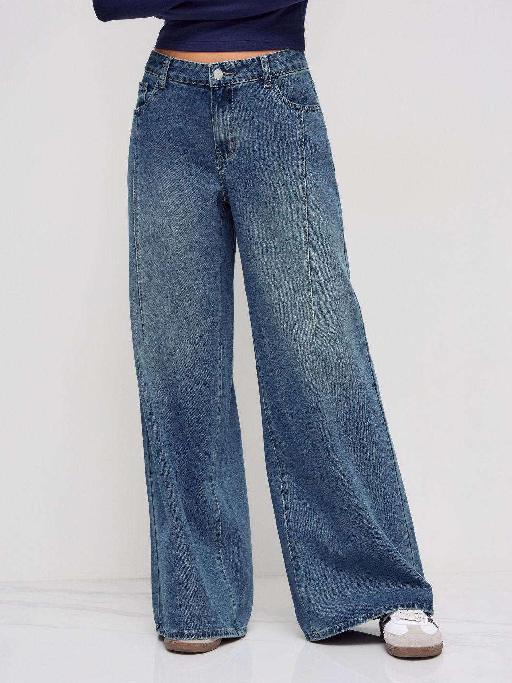 Cider Denim Low Rise Baggy Jeans