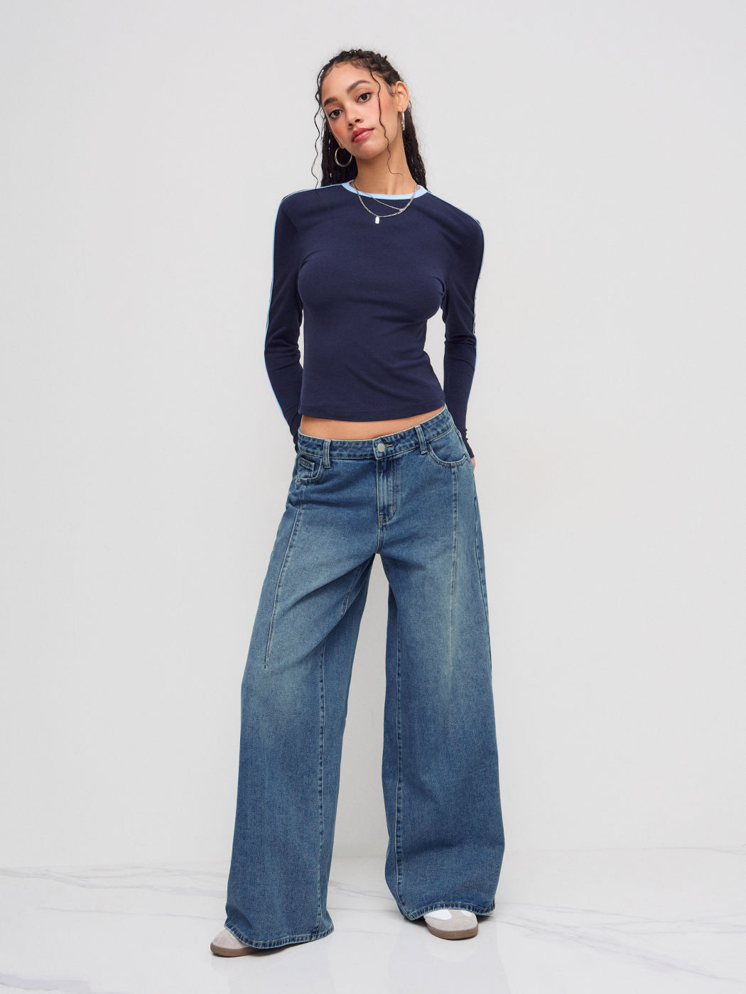 Cider Denim Low Rise Baggy Jeans