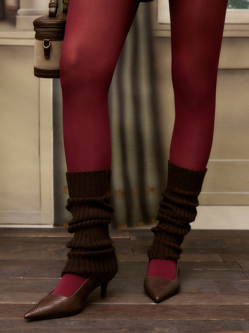 100D SOLID VELVET TIGHTS