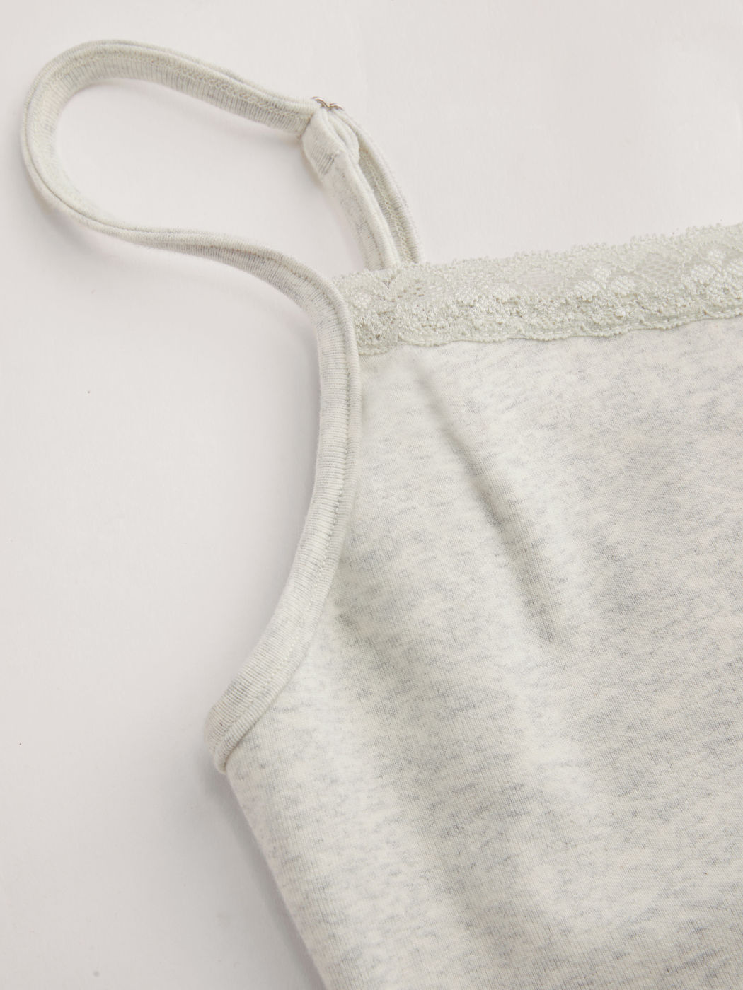 Baumwollmischung Spitzentrim Cami Top
