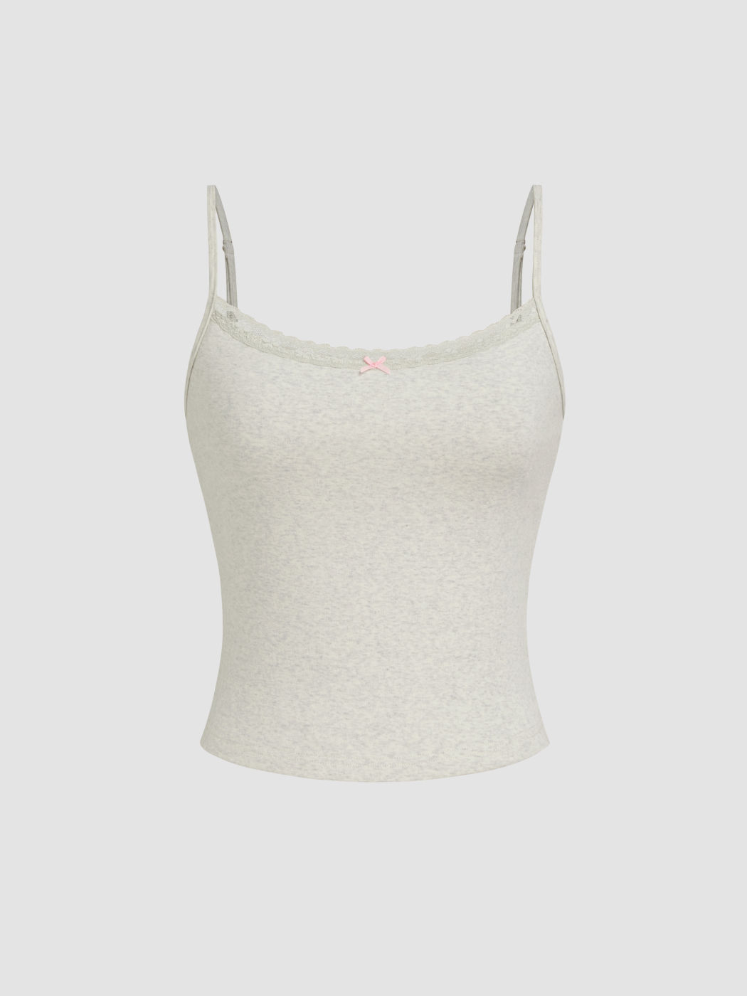 Baumwollmischung Spitzentrim Cami Top