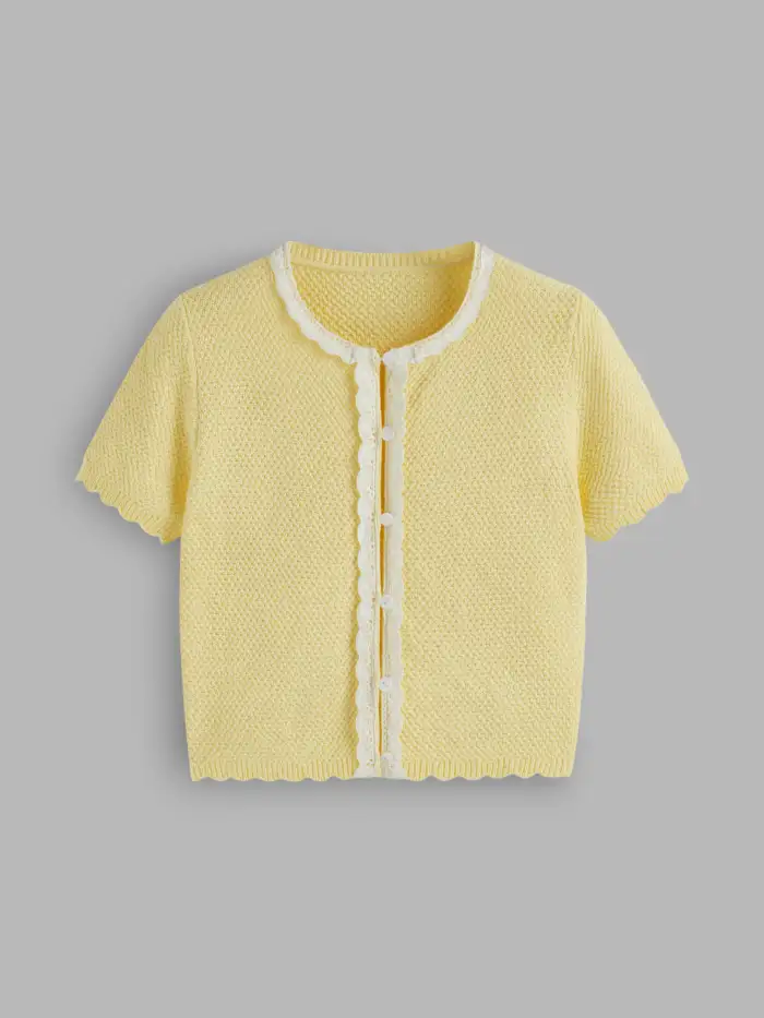 Mandarin Collar Ruched Split Top