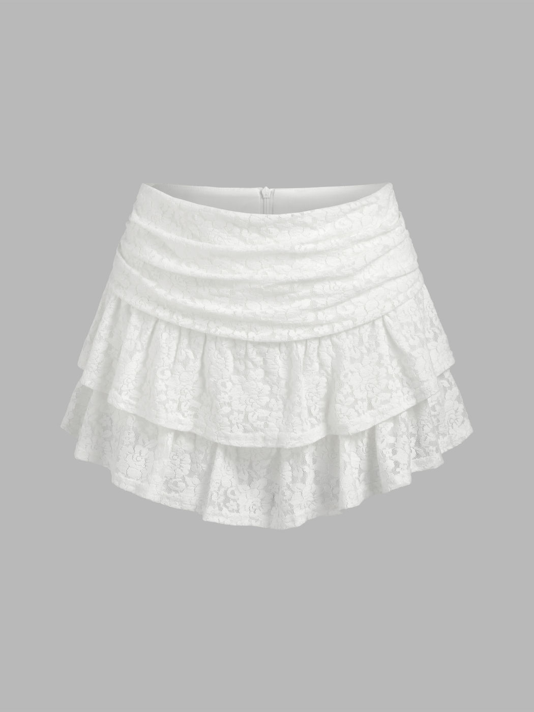 Ruchediniertes Blumen-Latent Mini-Skort
