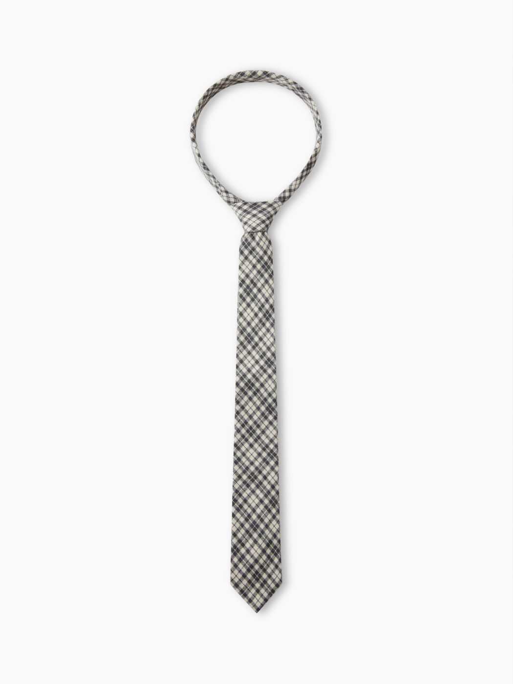 GINGHAM PATTERN TIE