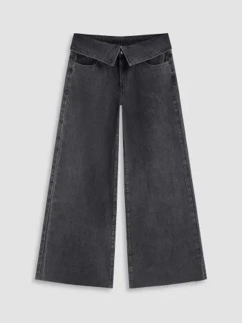 Cider Denim Low Rise Pocket Baggy Jeans