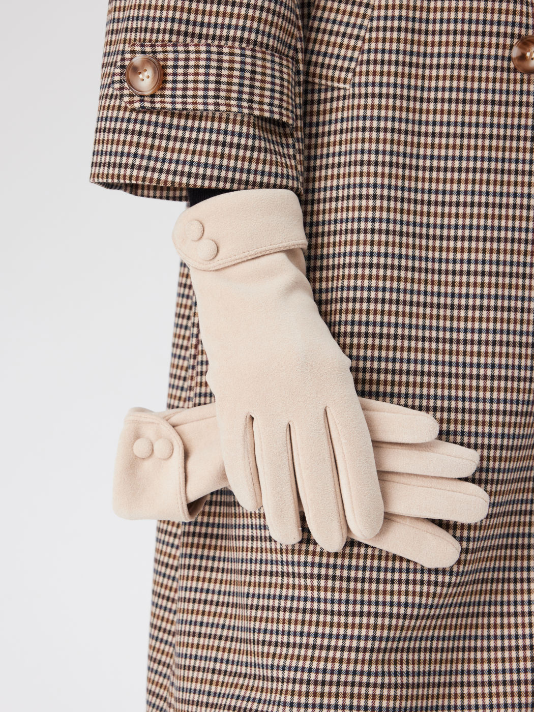 SUEDE BUCKLE GLOVES