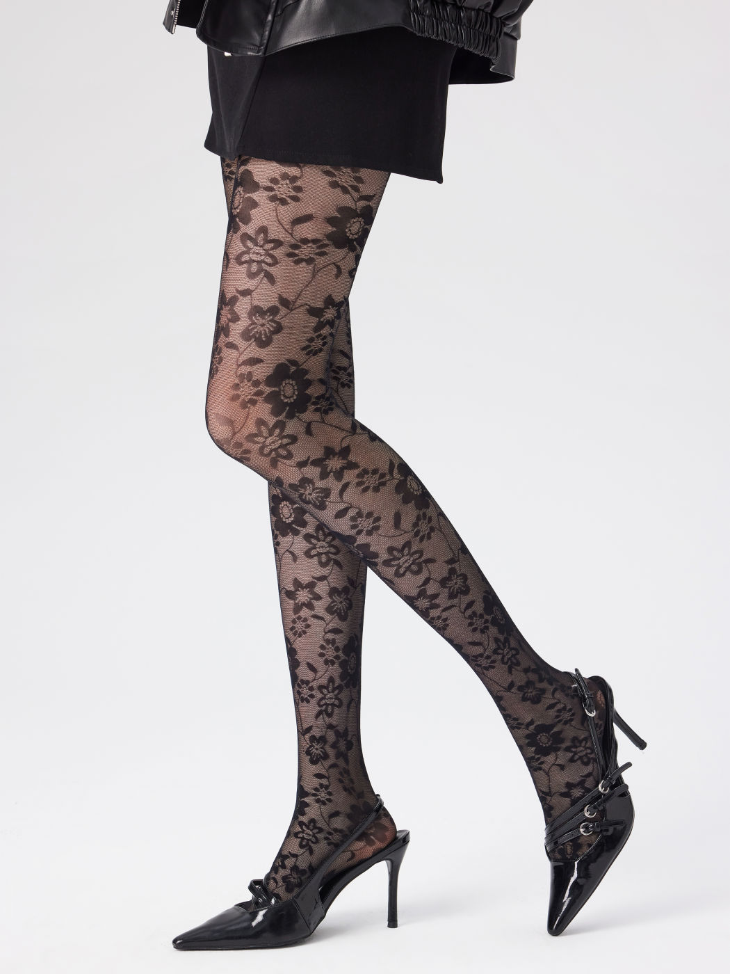 FLORAL PATTERN TIGHTS