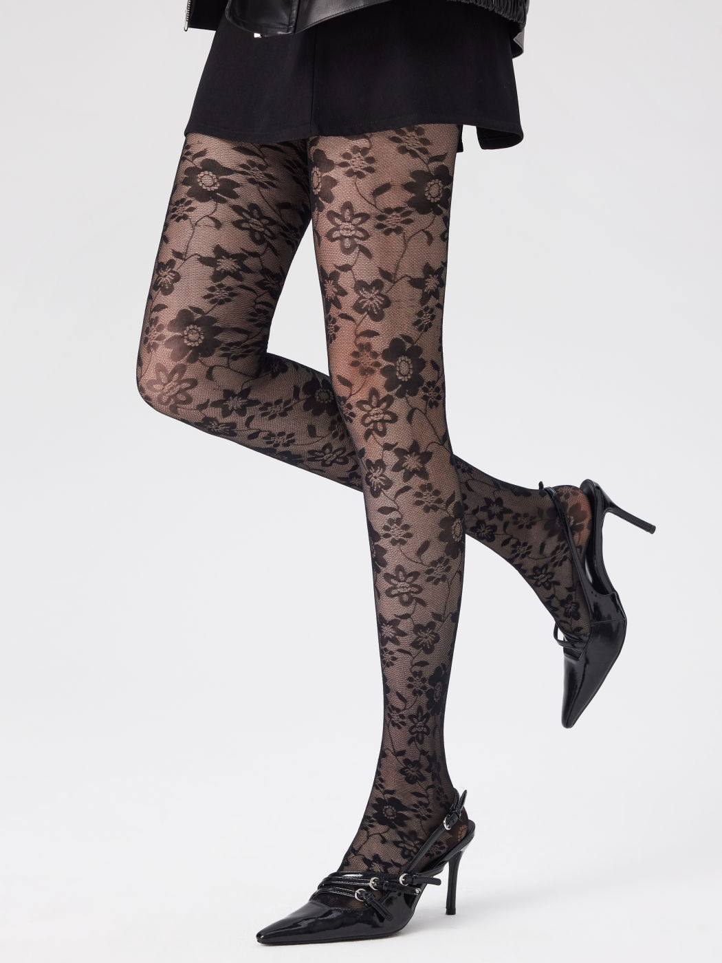 FLORAL PATTERN TIGHTS