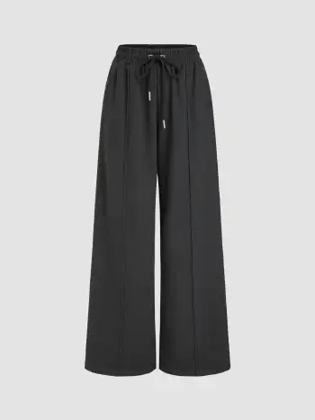 Fleece Collar Graphic Oversized Jacket
