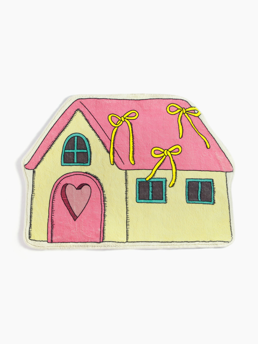 BOWKNOT & HEART HOUSE RUG