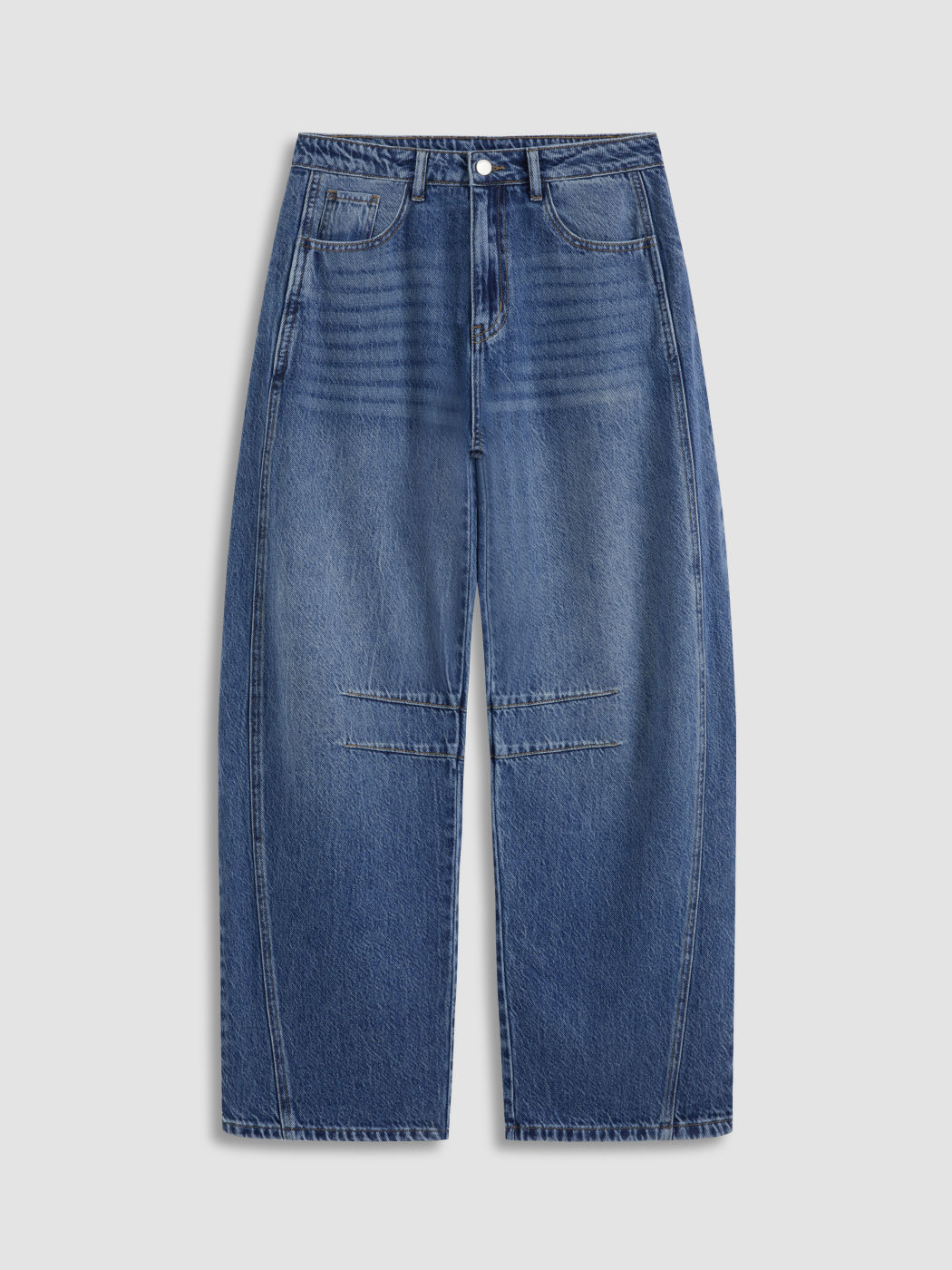 Cider Denim Low Rise Barrel-leg Jeans