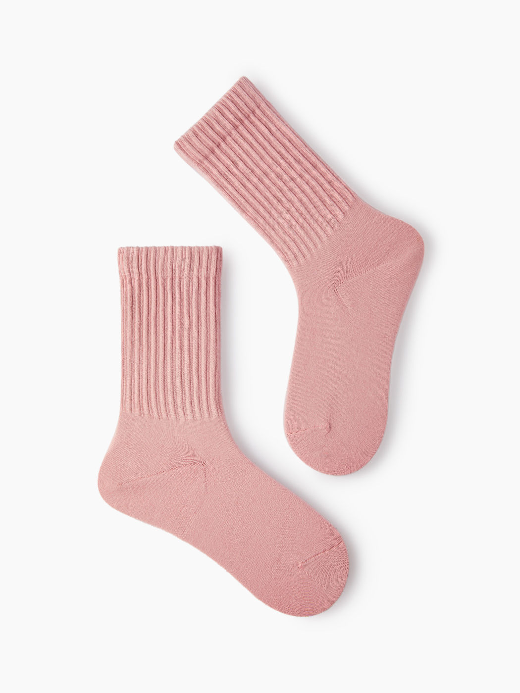 3 PAIRS RIBBED CREW SOCKS