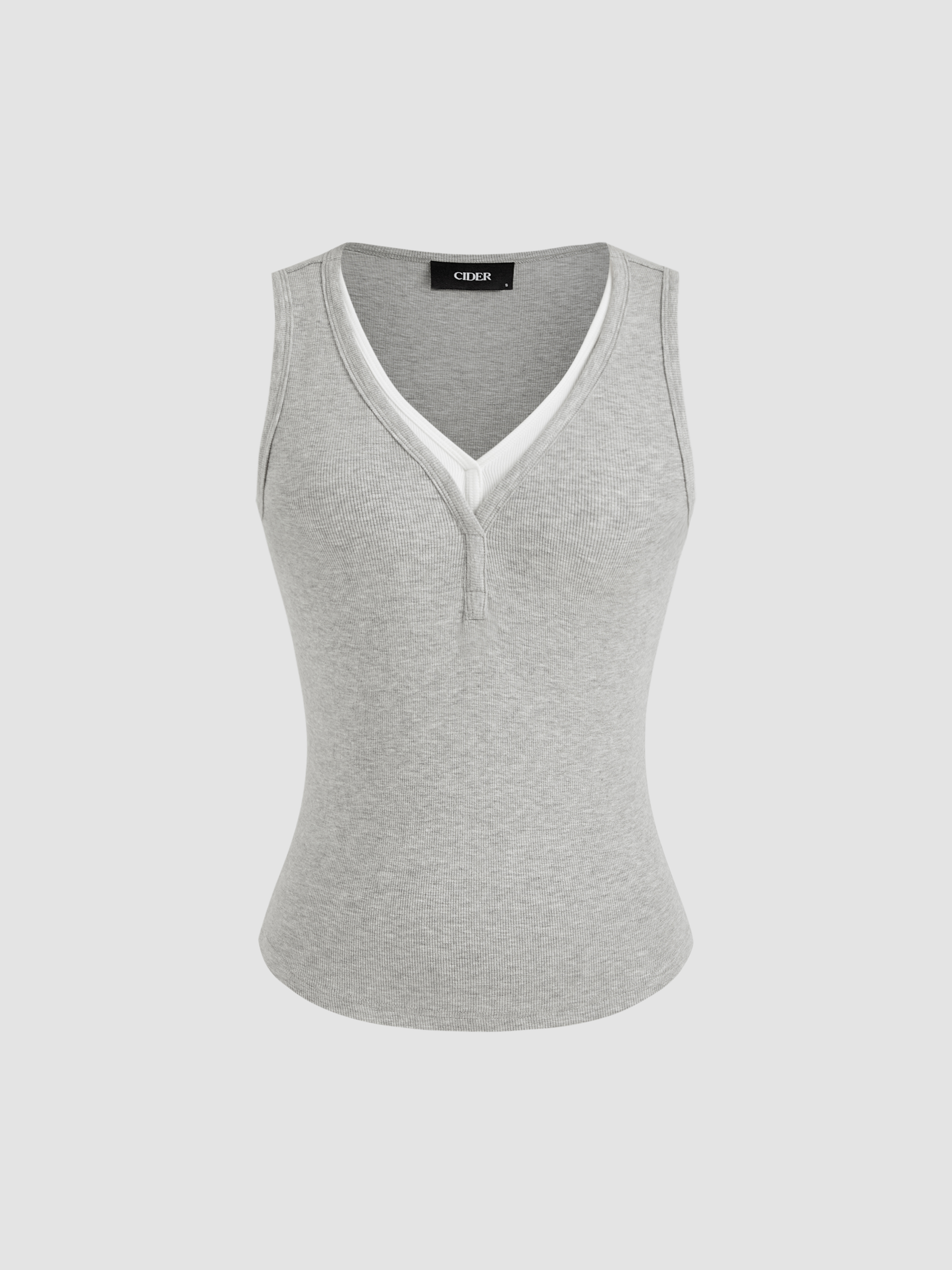 トップス cvtvlist Rib Tanktop 21_b3c24c81-8e46-46fd-bdbd-