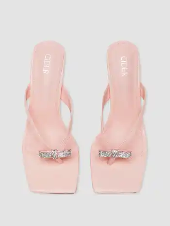 Rheinstein-Bogen-Flip-Flop-Quadratfuß-Höheels