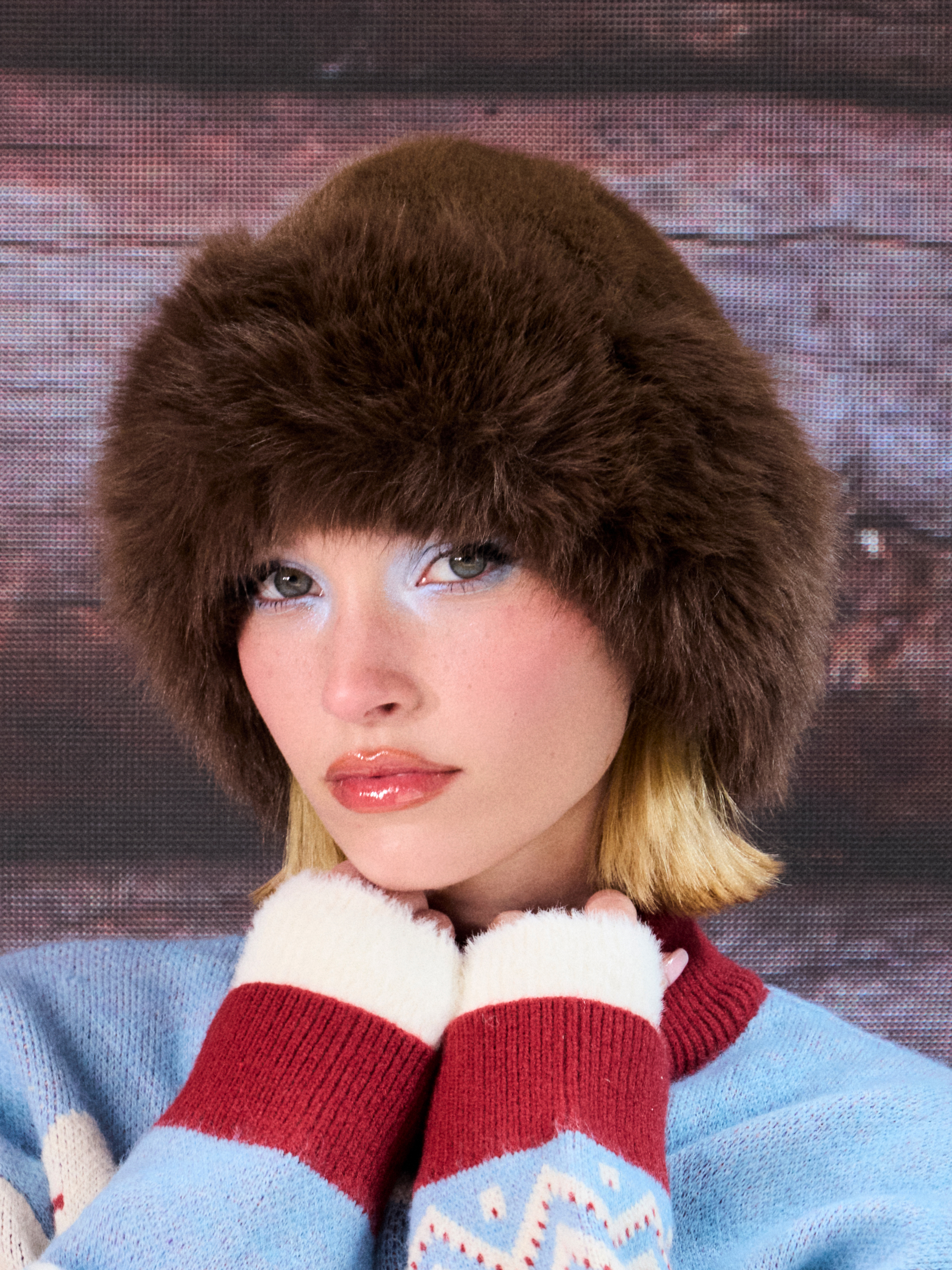 FUZZY BUCKET HAT For Daily Casual