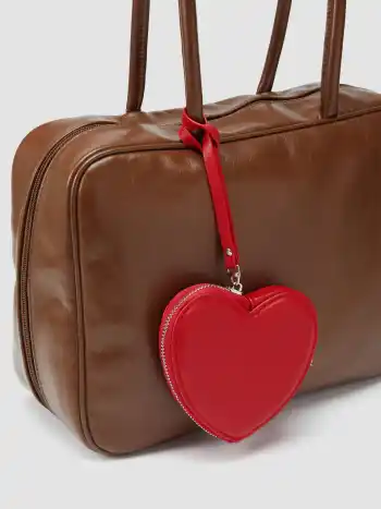HEART SHAPED PURSE BAG CHARM