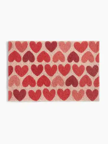 HEART PATTERN DOORMAT