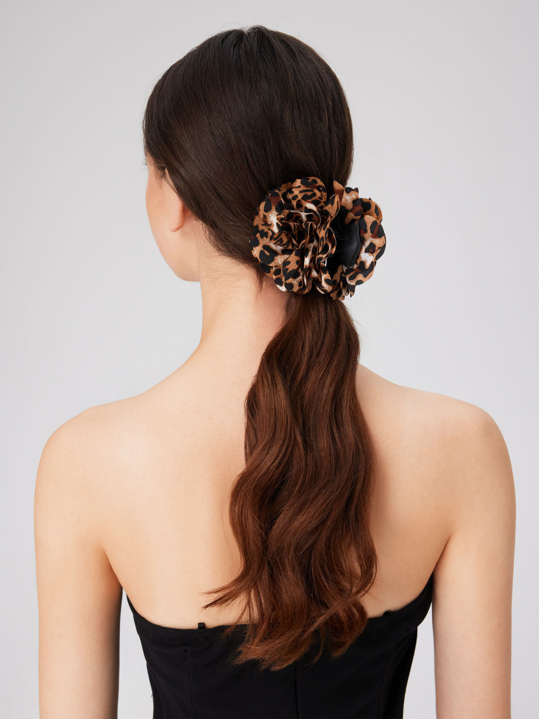 Leopard Print Floral Haar-Accessoire