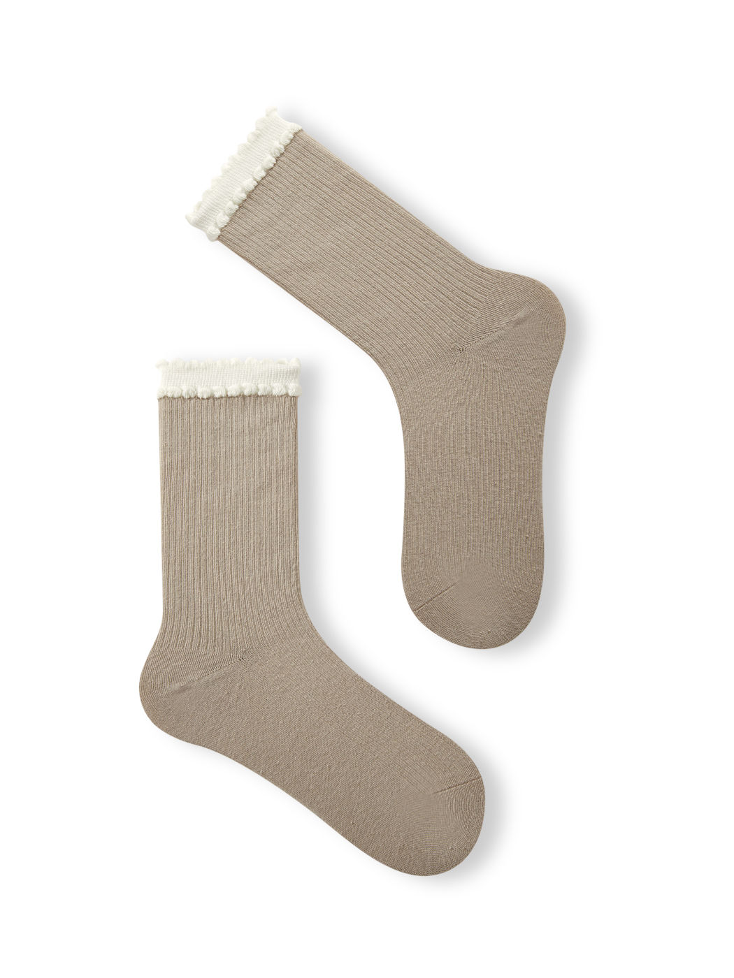 3 PAIRS RUFFLE CREW SOCKS