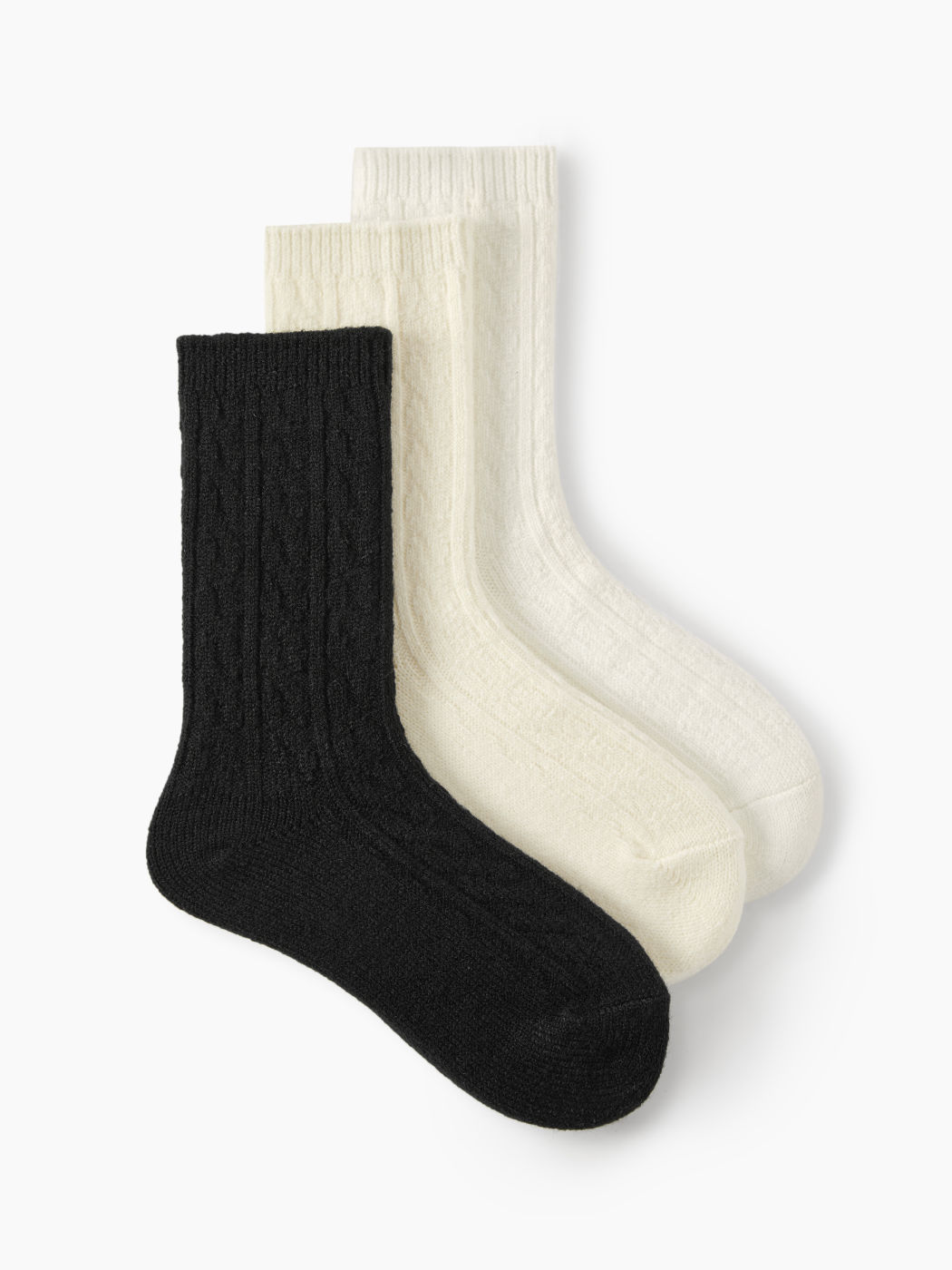 3 PAIRS CABLE CREW SOCKS