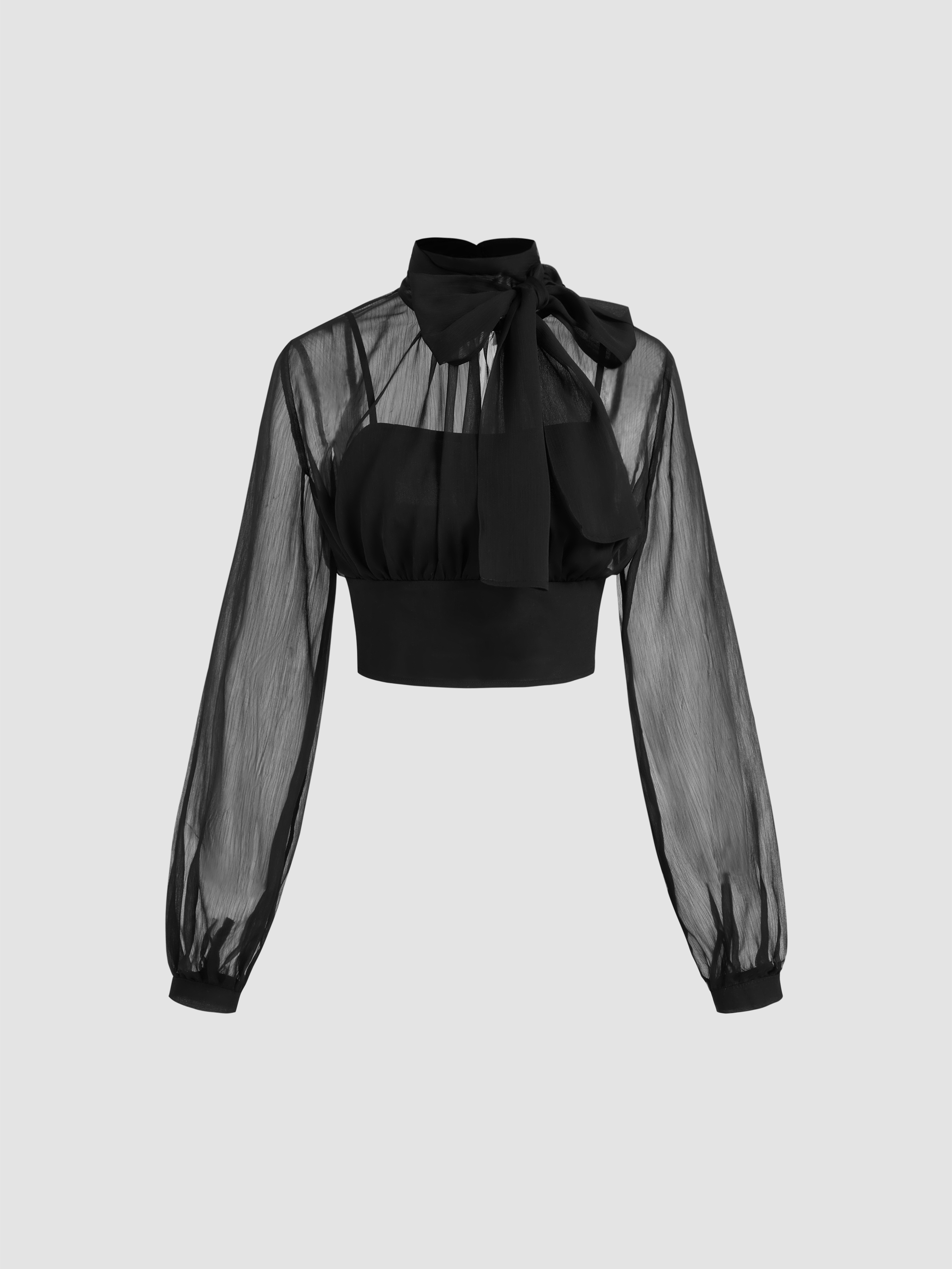 週末SALE BIG COLLAR DRAWSTRING BLOUSE - メルカリ