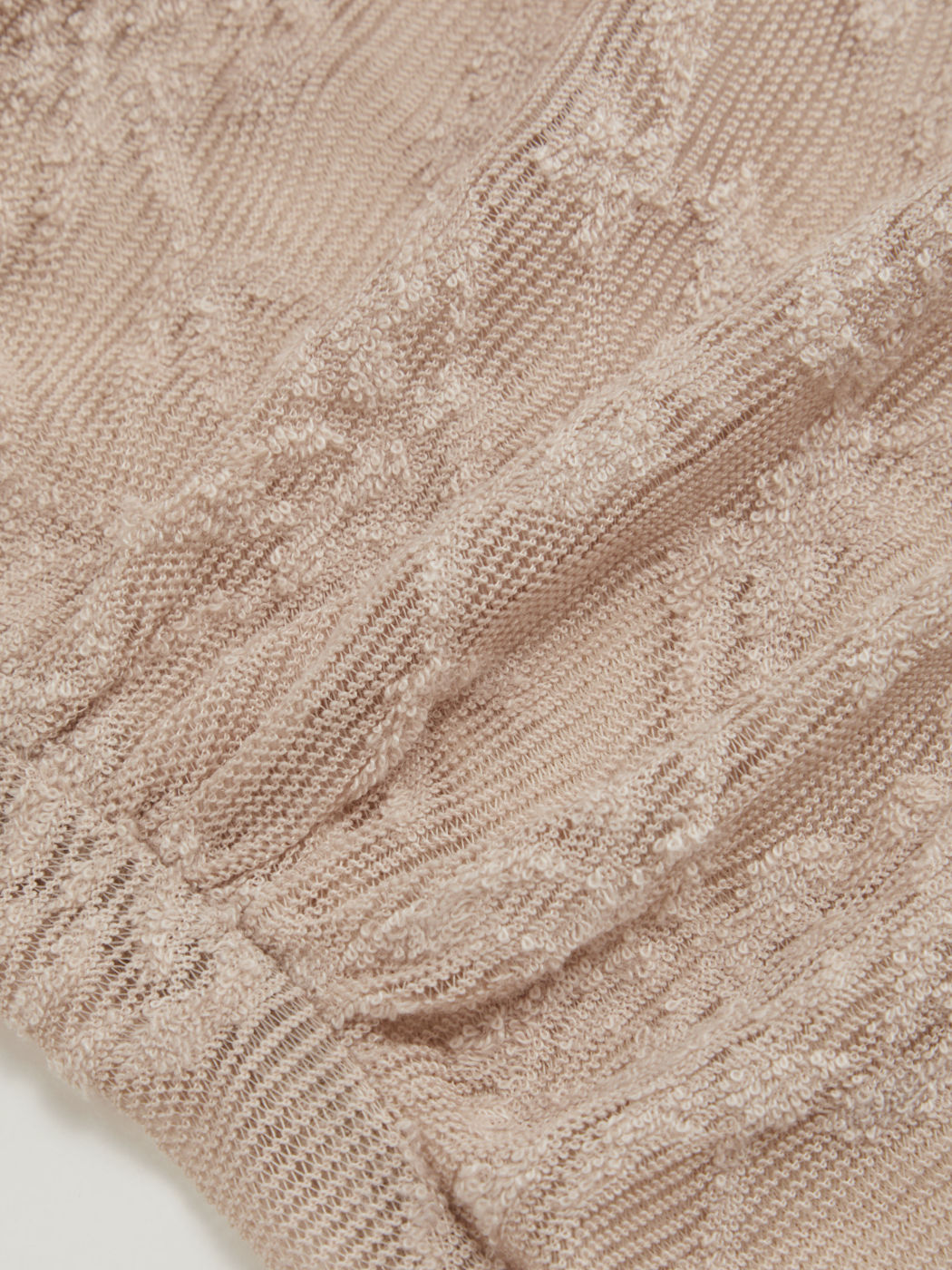 Mesh-Halter-Bluse mit Spitze und Rüschen