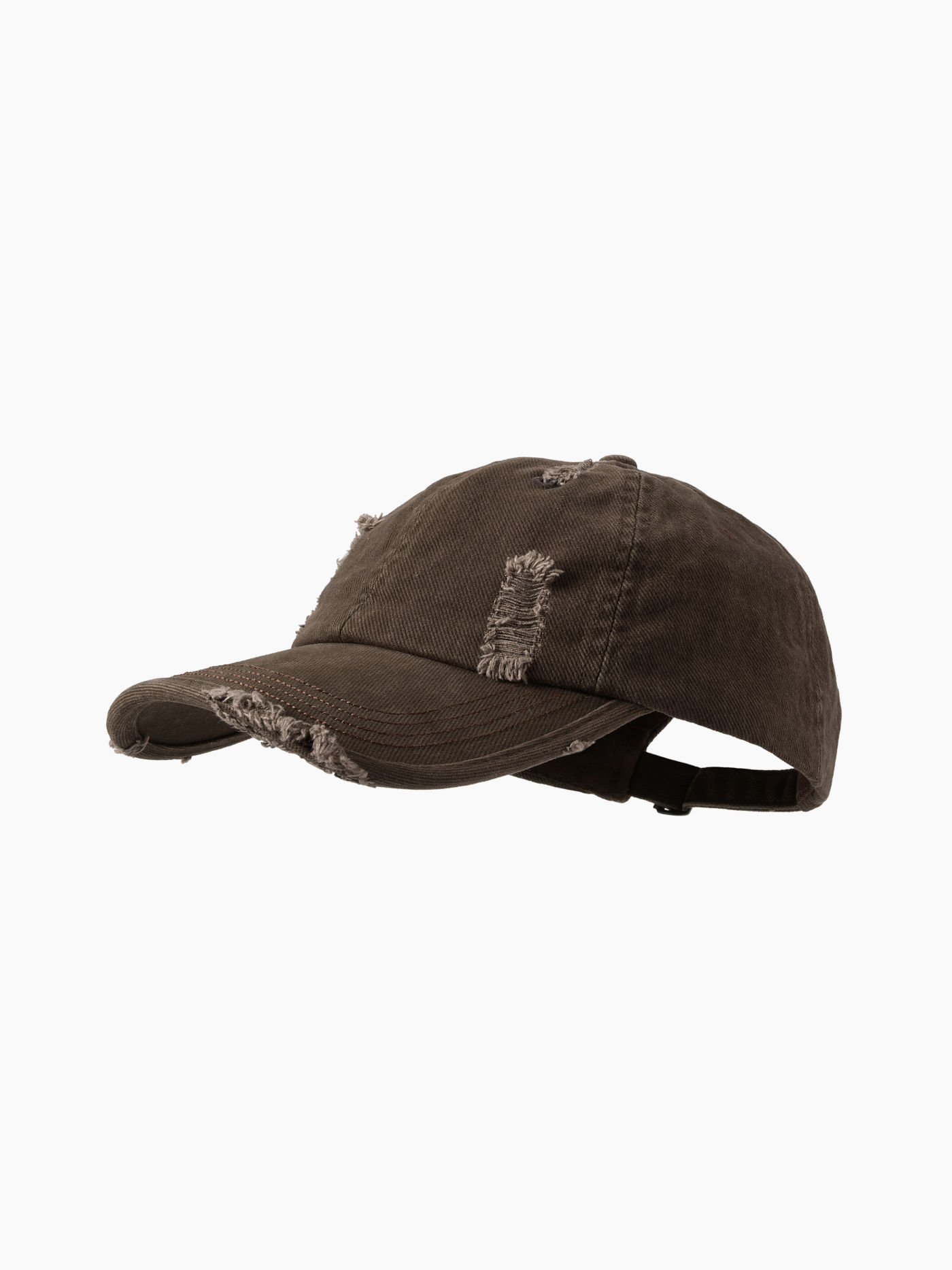 Casquette de baseball en denim usé