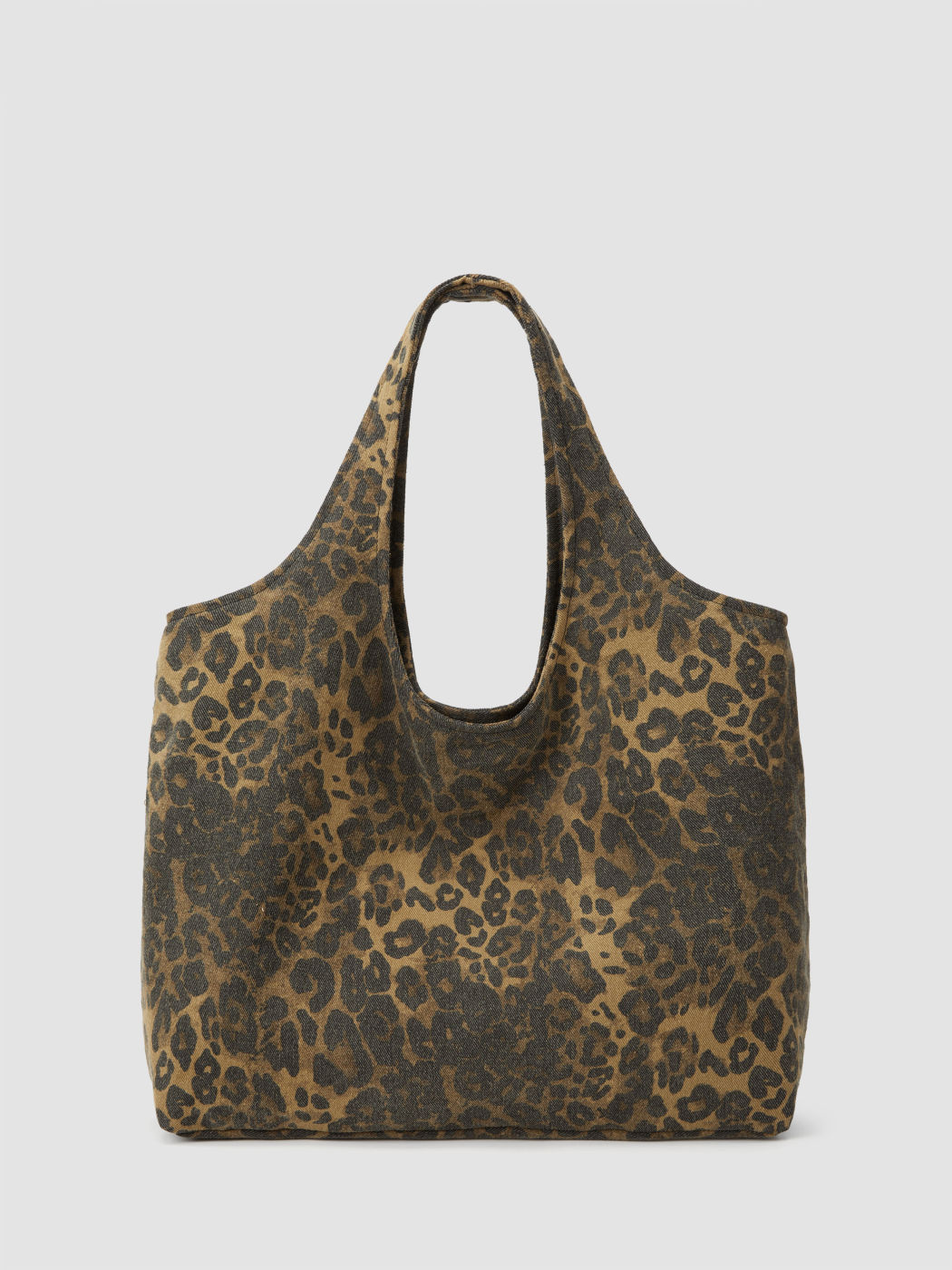 Leopardenmuster Canvas Tote Bag