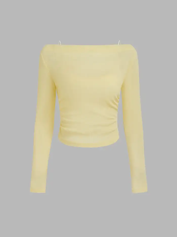 Knit Fabric Cowl Neck Backless Chain Detail Cami Top For Date