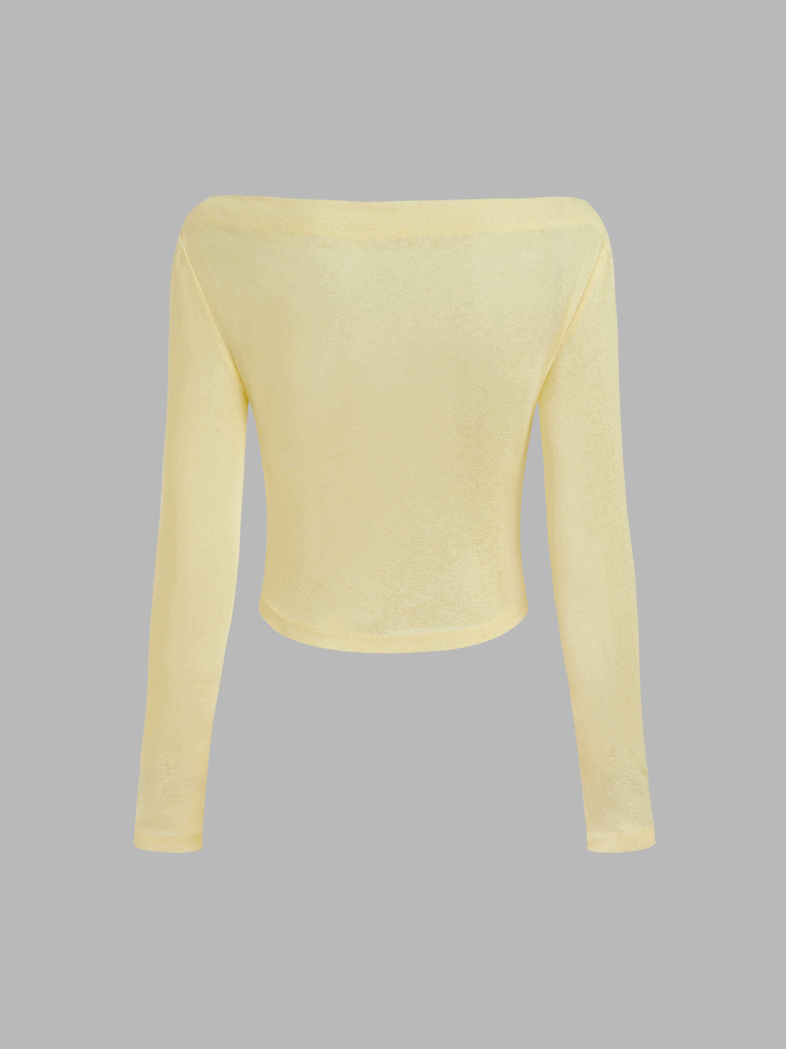 City Chic Knit Fabric Boat Neck Long Sleeve Two-piece Top