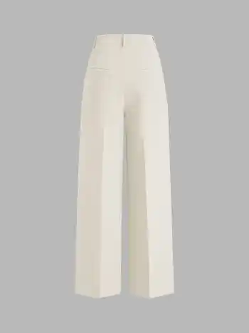 Mittlerer Bund, plissierte Breitbein-Hosen