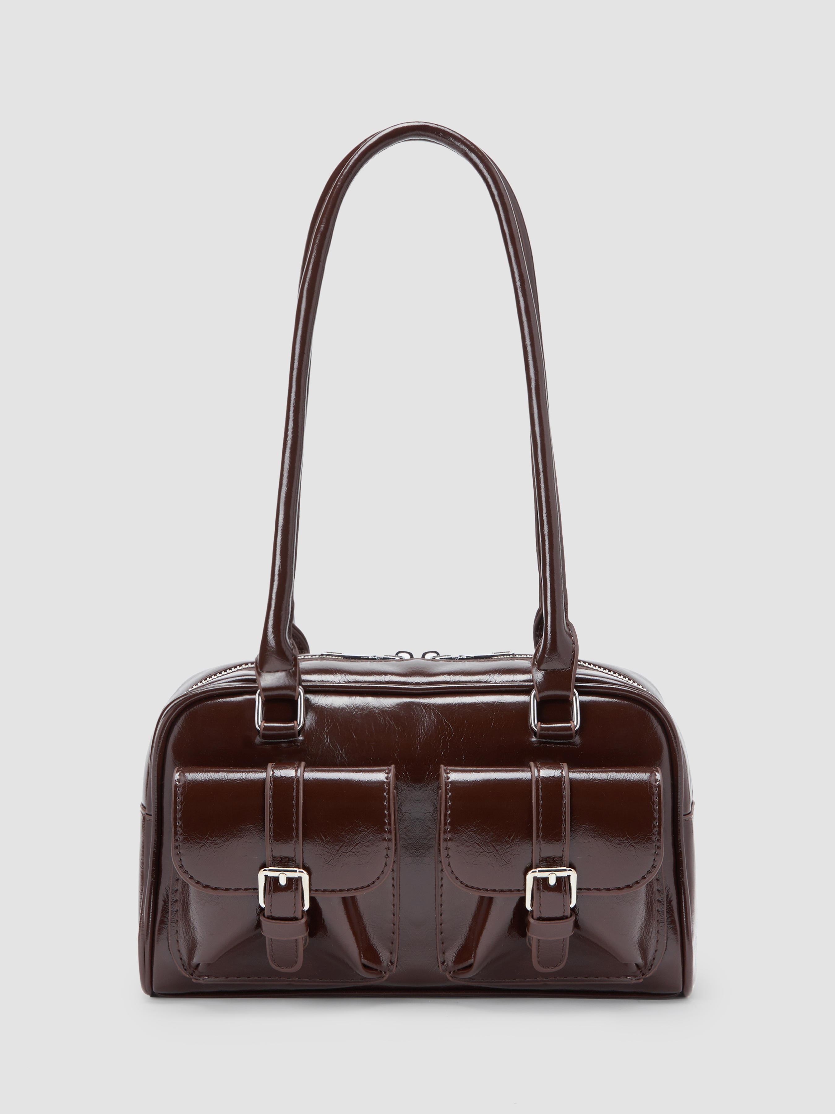 バッグ Leather Boston Bag with Soup Acce DAIRIKU [ Leather Boston Bag with Soup Acce ] Black | ロイド